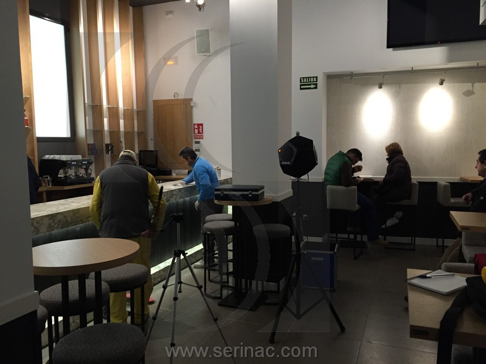 Auditoria acústica restaurante