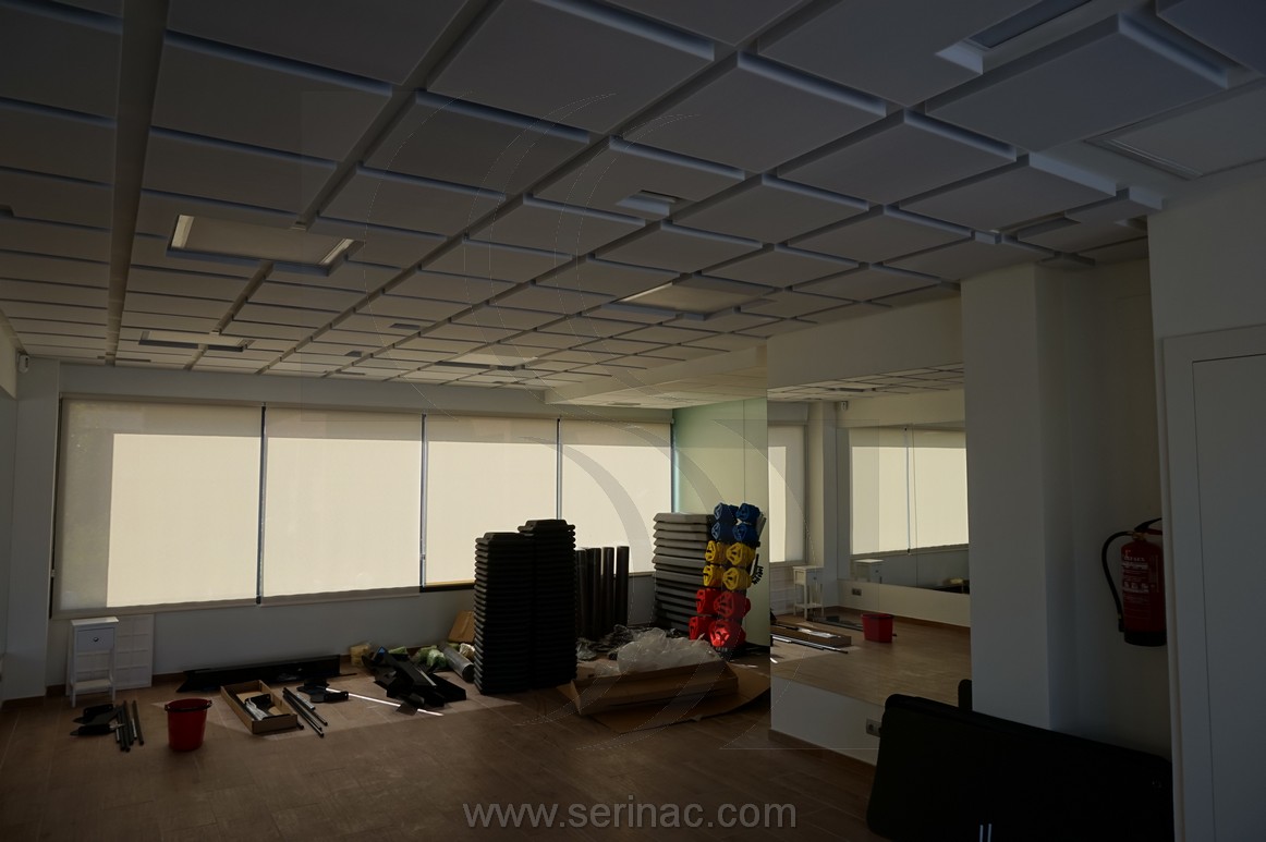 Tratamiento acústico gimnasio