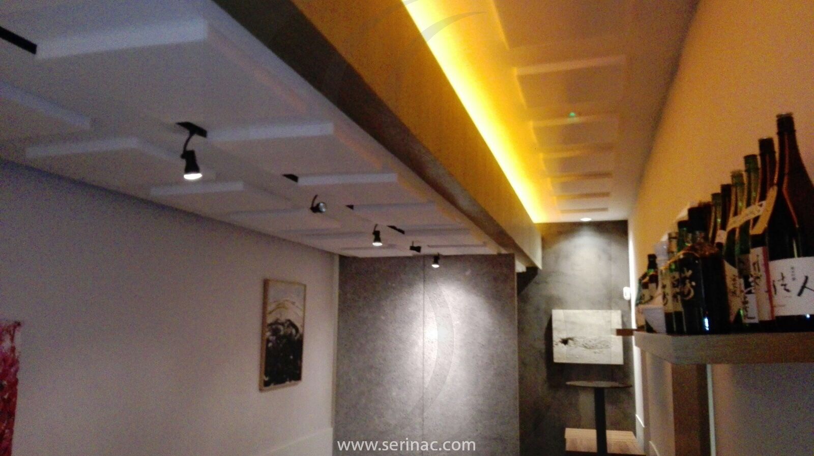 restaurante japones serinac paneles acústicos