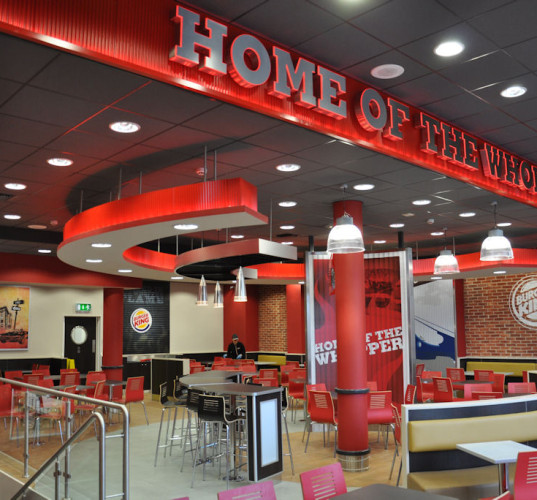 Insonorización Burger King terminada