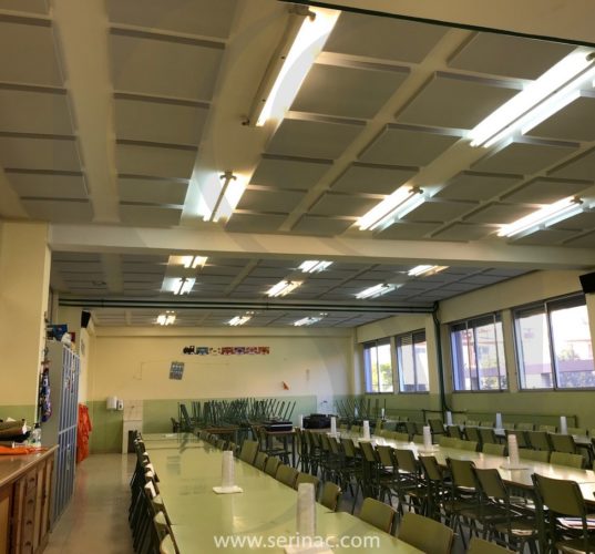 Sin ruido en el comedor escolar